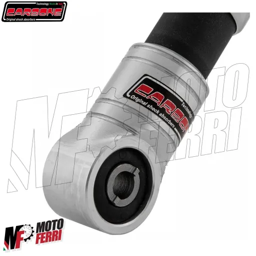 MF0341 Ammortizzatore Anteriore Cromato Carbone Hi Tech Vespa 150 Sprint GL
