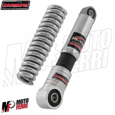 MF0341 Ammortizzatore Anteriore Cromato Carbone Hi Tech Vespa 150 Sprint GL