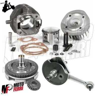 MF3809 Kit Cilindro 55 Malossi Albero Cono 20 Campana 24/72 Vespa 50 PK S XL