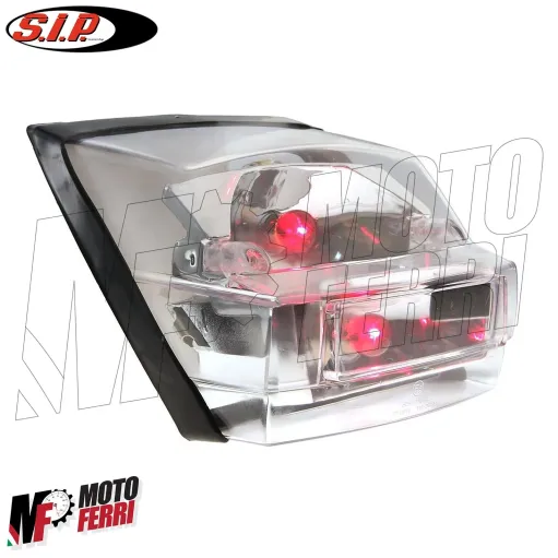 FANALE FARO STOP SIP POSTERIORE TRASPARENTE VESPA PX 125 150 200 NON ARCOBALENO