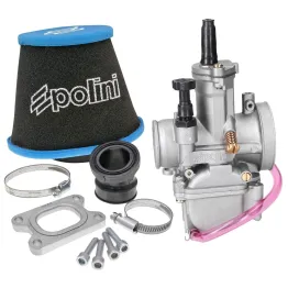 MF3813 Kit Carburatore PWK 28 + Collettore + Filtro Polini Minarelli AM345 AM6