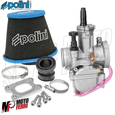 MF3813 Kit Carburatore PWK 28 + Collettore + Filtro Polini Minarelli AM345 AM6