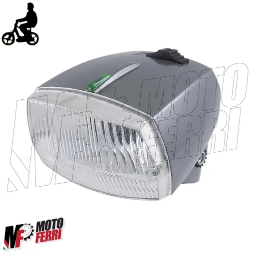 FARO FANALE ANTERIORE GRABOR GRIGIO PIAGGIO CIAO 50 SC SPECIAL GRUPPO OTTICO