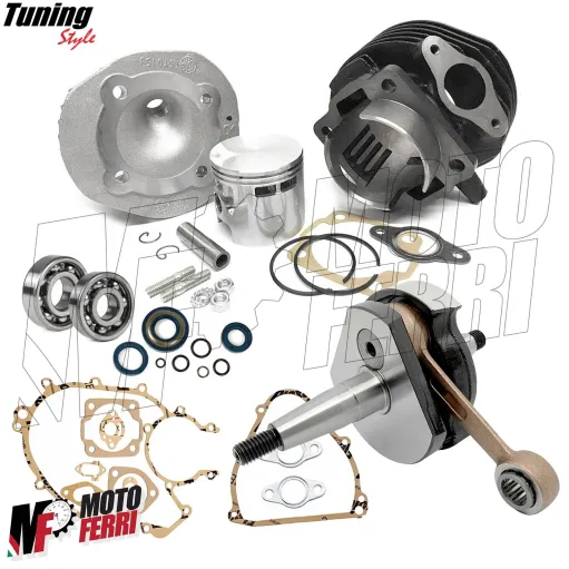 Kit Modifica Cilindro DR 102 Albero Cono 19 Corsa 43 Cuscinetti Vespa 50 Special