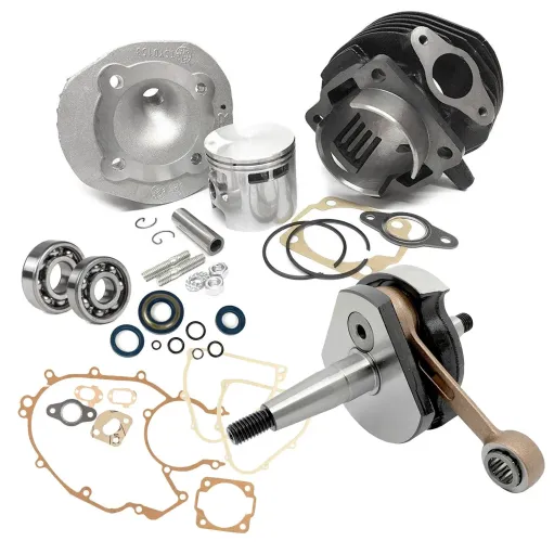 Kit Modifica Cilindro 102CC + Albero Motore + Cuscinetti Guarnizioni per Ape 50