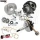Kit Modifica Cilindro 102CC + Albero Motore + Cuscinetti Guarnizioni per Ape 50