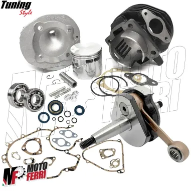 Kit Modifica Cilindro DR 102 Albero Cono 19 Corsa 43 + Cuscinetti Vespa 50 PK S