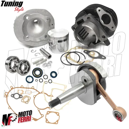 MF3819 Kit Cilindro DR 102 Albero Cono 20 Corsa 43 Cuscinetti Paraoli Ape 50