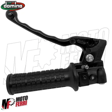 MF3846 Kit Comando Domino Destro Gas Nero in Ferro Freno Anteriore Piaggio SI