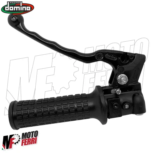 MF3846 Kit Comando Domino Destro Gas Nero in Ferro Freno Anteriore Piaggio SI