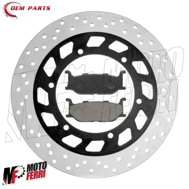 MF3864 Disco Freno Anteriore + Pastiglie Organiche Yamaha TMax 500 2001 / 2003