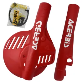 MF3385 - Kit Foderi Copertura Forcella Acerbis Rosso per Gilera RX 125 Arizona