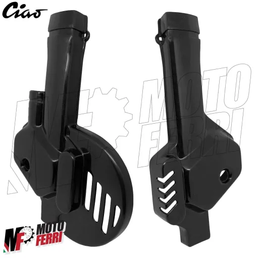 MF3867 - Kit Foderi Copertura Forcella Nero Cross style per Piaggio Ciao 50