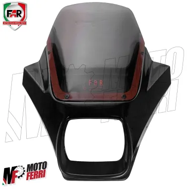 Cupolino FAR Faro Rettangolare Universale Moto Cross Enduro Ciclomotore Epoca