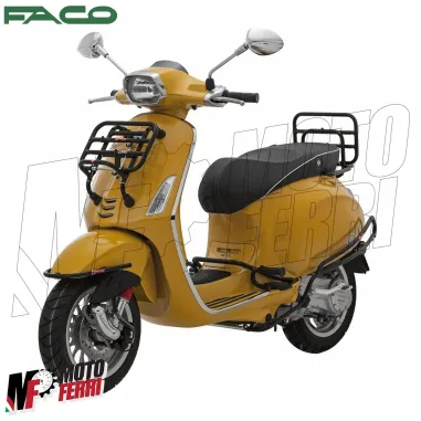 MF3884 Paraurti Parafango Anteriore Faco Nero Vespa Primavera Sprint 50 125 150