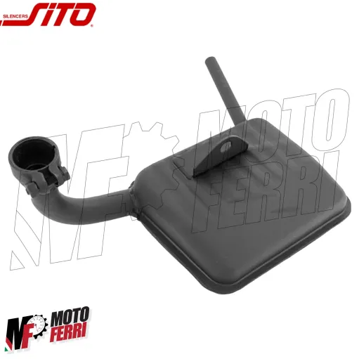 Scarico Marmitta Terminale Sito 0203 per Vespa D'epoca 125 VNB1 1959 / 1965