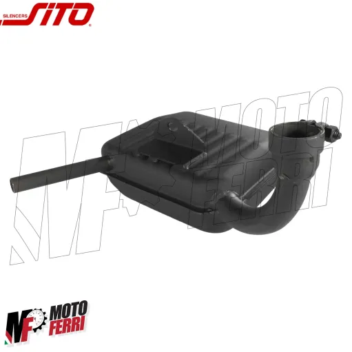 Scarico Marmitta Terminale Sito 0203 per Vespa D'epoca 125 VNB1 1959 / 1965
