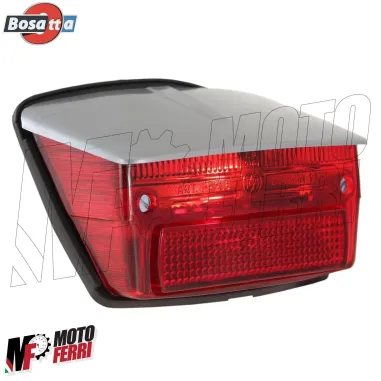 MF0101 Faro Stop Posteriore Tetto Grigio Tipo Originale per Vespa 50 Special
