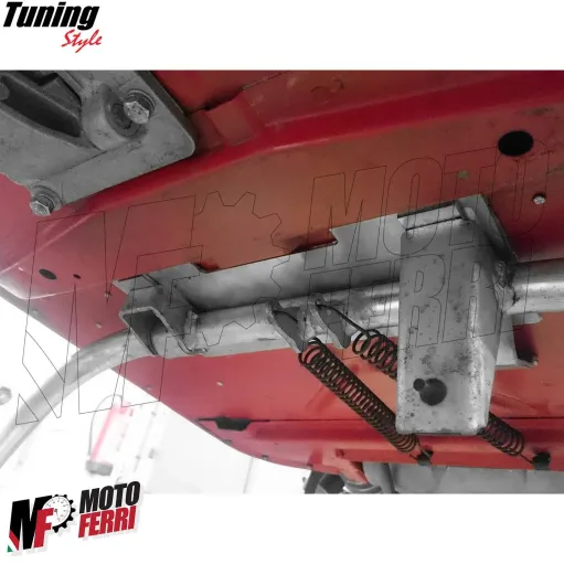 MF0603 Piastra Rinforzo Pedana Cavalletto Vespa 50 Special RLN 125 ET3 Primavera