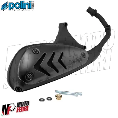 MF3910 Marmitta Polini per Vespa Primavera Sprint 50 iGet Euro 3 4 5 2016 - 2024