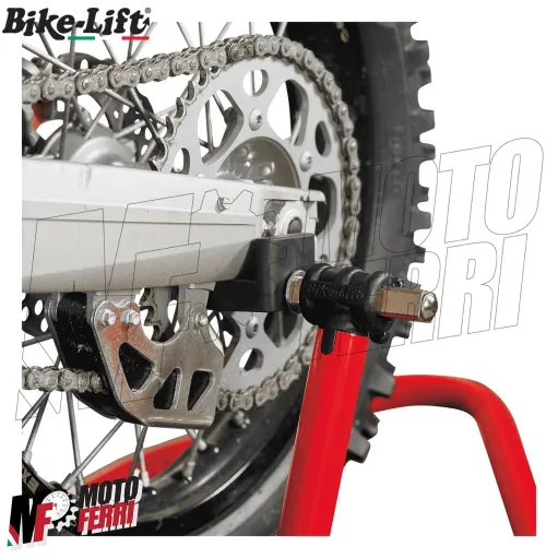 MF3914 Kit Cavalletti Ant + Post a Tampone Bike Lift Alza Ruota Moto Universale