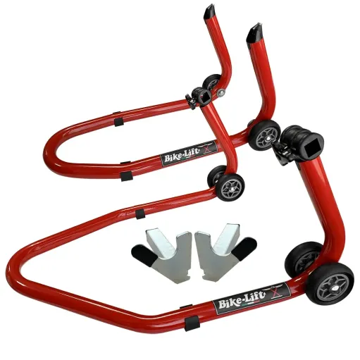 MF3915 Kit Cavalletti Ant + Post Forchetta Bike Lift Alza Ruota Moto Universale