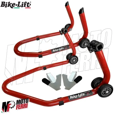 MF3915 Kit Cavalletti Ant + Post Forchetta Bike Lift Alza Ruota Moto Universale