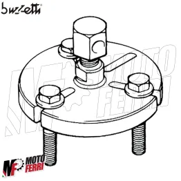 MF3923 - Attrezzo Estrattore Rotore Volano Buzzetti per Yamaha TT / XT 600 cc 2