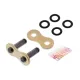 MF3924 Falsa Maglia Giunzione Chiusura Catena DID Oro Passo 520 VX3 ZJ O-Ring