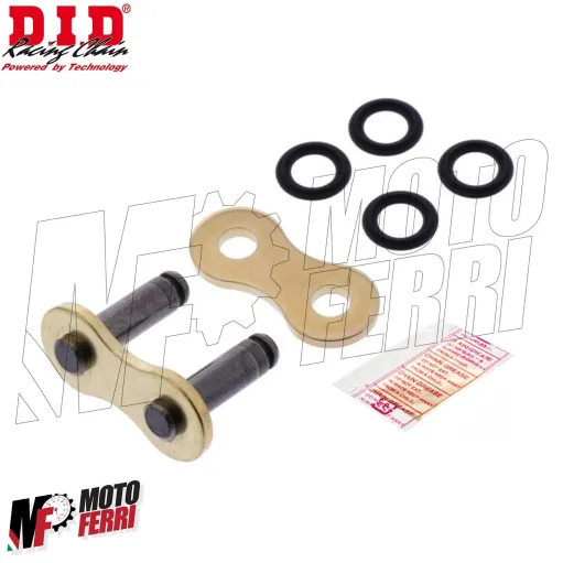 MF3924 Falsa Maglia Giunzione Chiusura Catena DID Oro Passo 520 VX3 ZJ O-Ring
