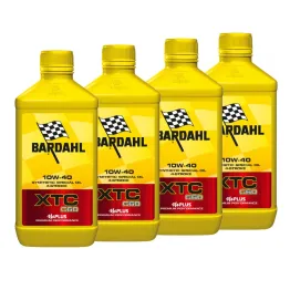Kit 4 Litri Olio Motore Bardahl XTC C60 10W40 Sintetico Universale Moto Scooter