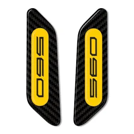 MF3533 - Kit 2 Adesivi Cover Carena Specchietti Giallo Yamaha 560 TMax 2022/2024