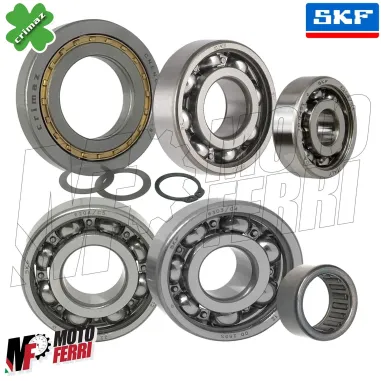 MF3943 Kit Cuscinetti Motore Racing Crimaz + SKF Alti Giri Vespa 125 ET3 Primavera