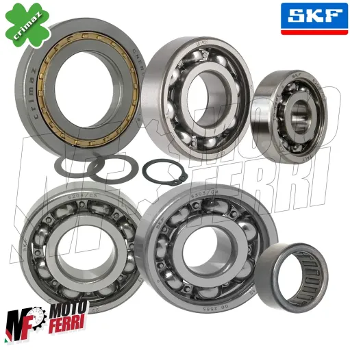 MF3943 Kit Cuscinetti Motore Racing Crimaz + SKF Alti Giri Vespa 125 ET3 Primavera