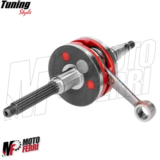 MF1981 Albero Motore Booster 50 2T Racing Spinotto Dm 10mm Minarelli Verticale