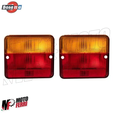 Coppia Gemma Fanale Posteriore Piaggio Ape Poker Benzina e Diesel - 50 TL 1986