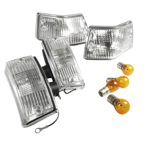 Kit 4 Frecce Anteriori e Posteriore Bianche Vespa PX PE 125 150 200 Arcobaleno