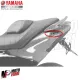 MF3991 Adesivo Nero Carena Posteriore Orig Yamaha TMax 560 2022 2023 2024 2025