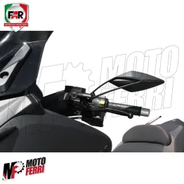 MF3988 - Kit Specchietti Manubrio FAR Viper 8 + Cover Yamaha TMax 560 2020/2021 2