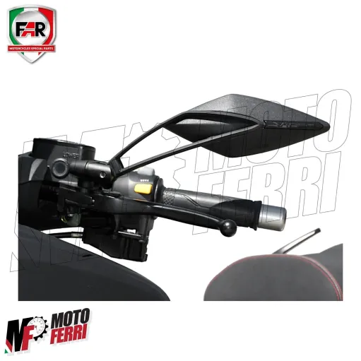 MF3988 - Kit Specchietti Manubrio FAR Viper 8 + Cover Yamaha TMax 560 2020/2021