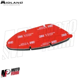 MF3992 Base adesiva 3M per Interfono Midland BTX1PRO BTX2PRO BTNEXT Pro 2