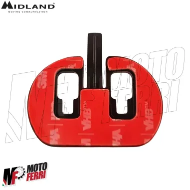 MF3993 Base adesiva 3M per Interfono Midland BTX1 BTX2 BT Next