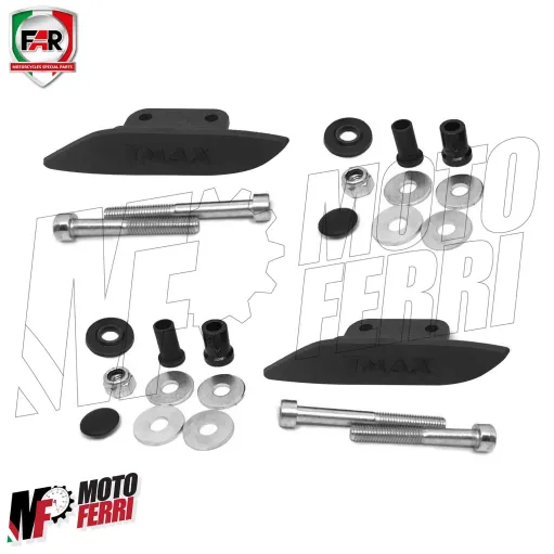 MF8857 Specchietti da Manubrio + Tappi FAR Capitan TMax 530 - 560 / 2012 - 2021
