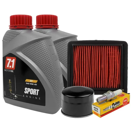 MF3995 Kit Filtri Aria + Olio Malossi 10W40 Candela Kymco XCiting 500 2005/2016