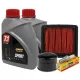 MF3995 Kit Filtri Aria + Olio Malossi 10W40 Candela Kymco XCiting 500 2005/2016