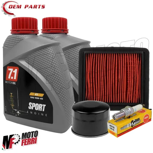 MF3995 Kit Filtri Aria + Olio Malossi 10W40 Candela Kymco XCiting 500 2005/2016