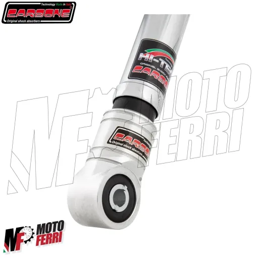 MF0839 Ammortizzatore Anteriore Cromato Carbone Hi-Tech Vespa 125 VNB5T VNB6T
