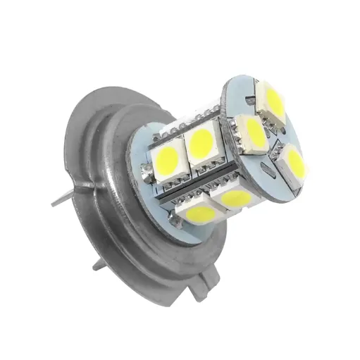 MF2036 LAMPADINA LAMPADA H7 13 LED 12V LUCE BIANCA MOTO SCOOTER UNIVERALE