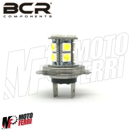 MF2036 LAMPADINA LAMPADA H7 13 LED 12V LUCE BIANCA MOTO SCOOTER UNIVERALE