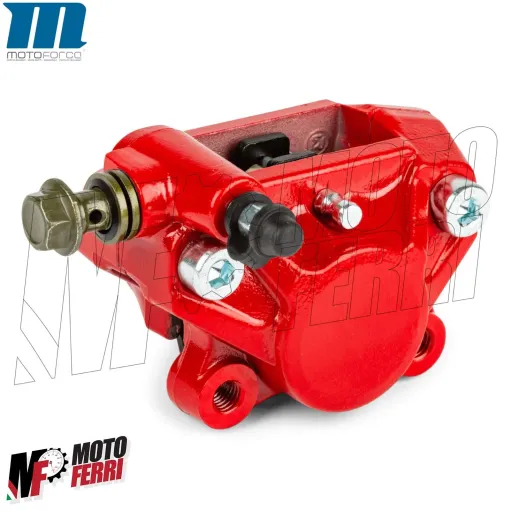 MF3999 Pinza Freno Posteriore Rossa per Yamaha Aerox MBK Nitro Malaguti F12R